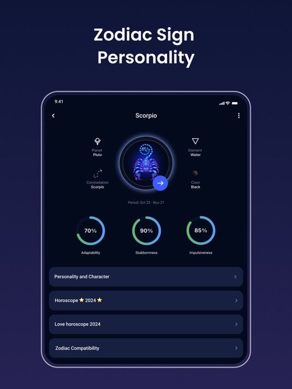 Astro: Astrology & Horoscope iPad screenshot 4 - Lifestyle app