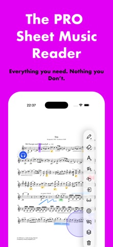 digitalScore, read sheet music app screenshot