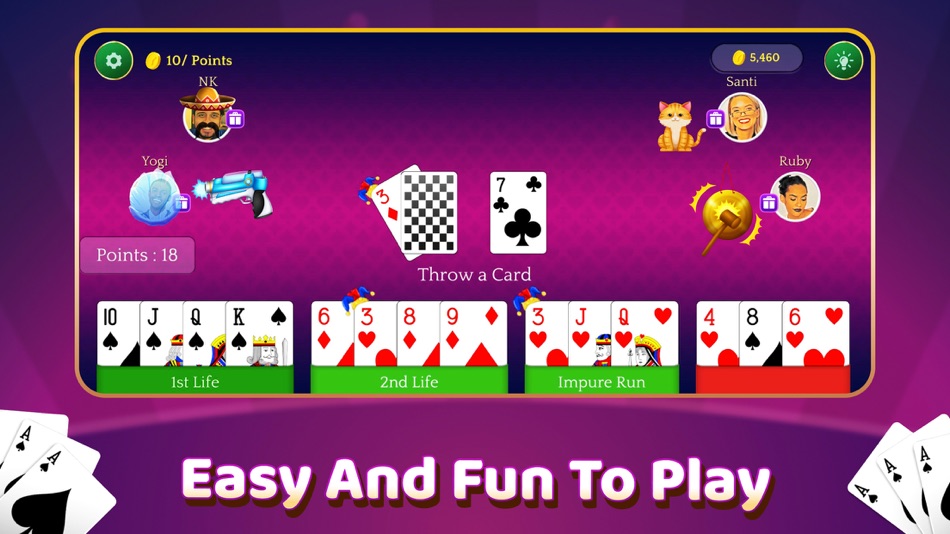 #5. Rummy - Offline Card Game (iOS) 由: Yarsa Labs