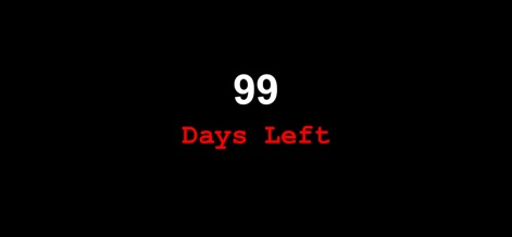 99 Nights in the Forest Horror - Esta pantalla presenta el desafiante contador de '99 Days Left', un elemento clave que subraya la urgencia y el objetivo de supervivencia del juego.