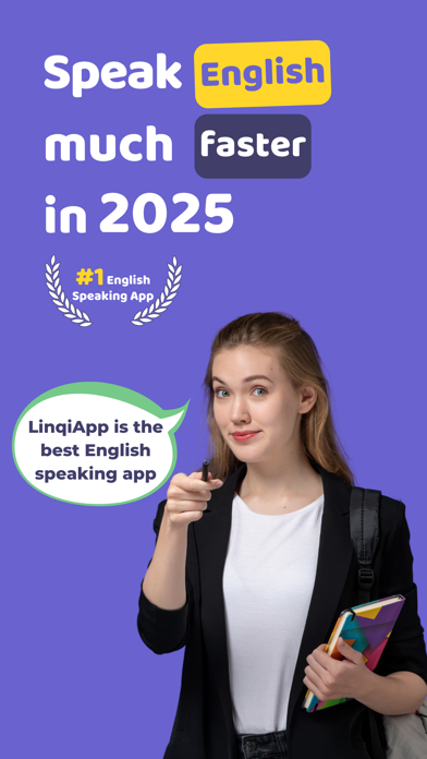 Linqi: English Social Chat App Screenshot