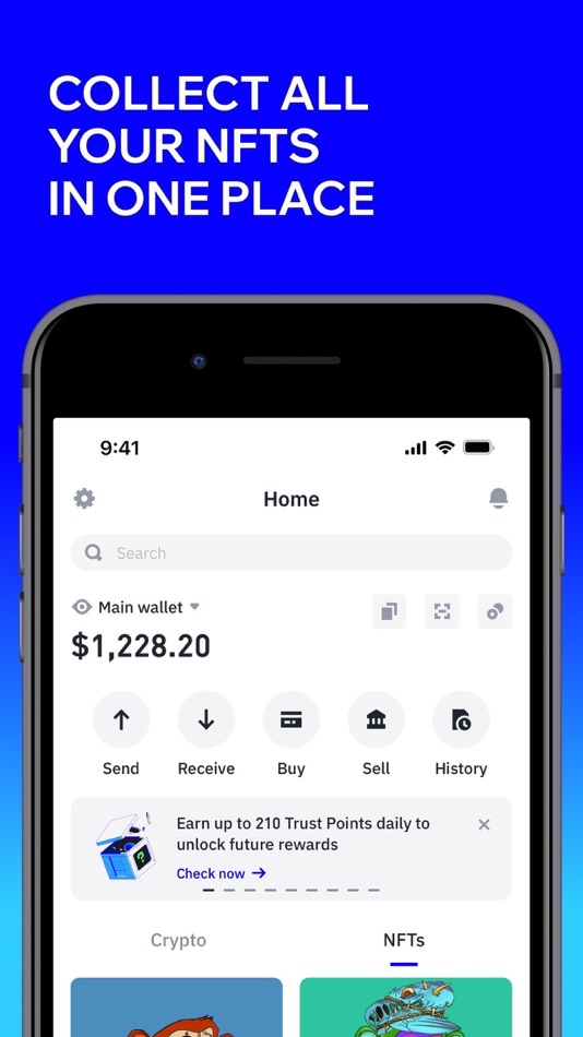 #4. Trust: Crypto & Bitcoin Wallet (iOS) 由: DApps Platform Software Services Ltd.