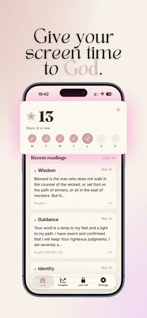 HolyLock: Bible Before Phone screenshot 2