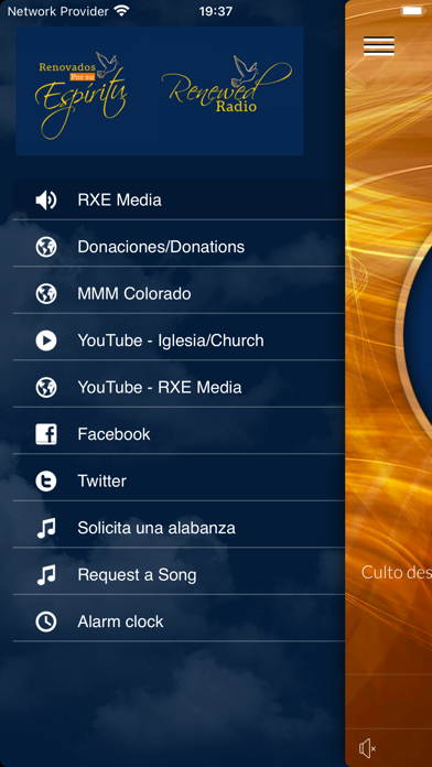 Radio Renovados iPhone screenshot 1 - Music app