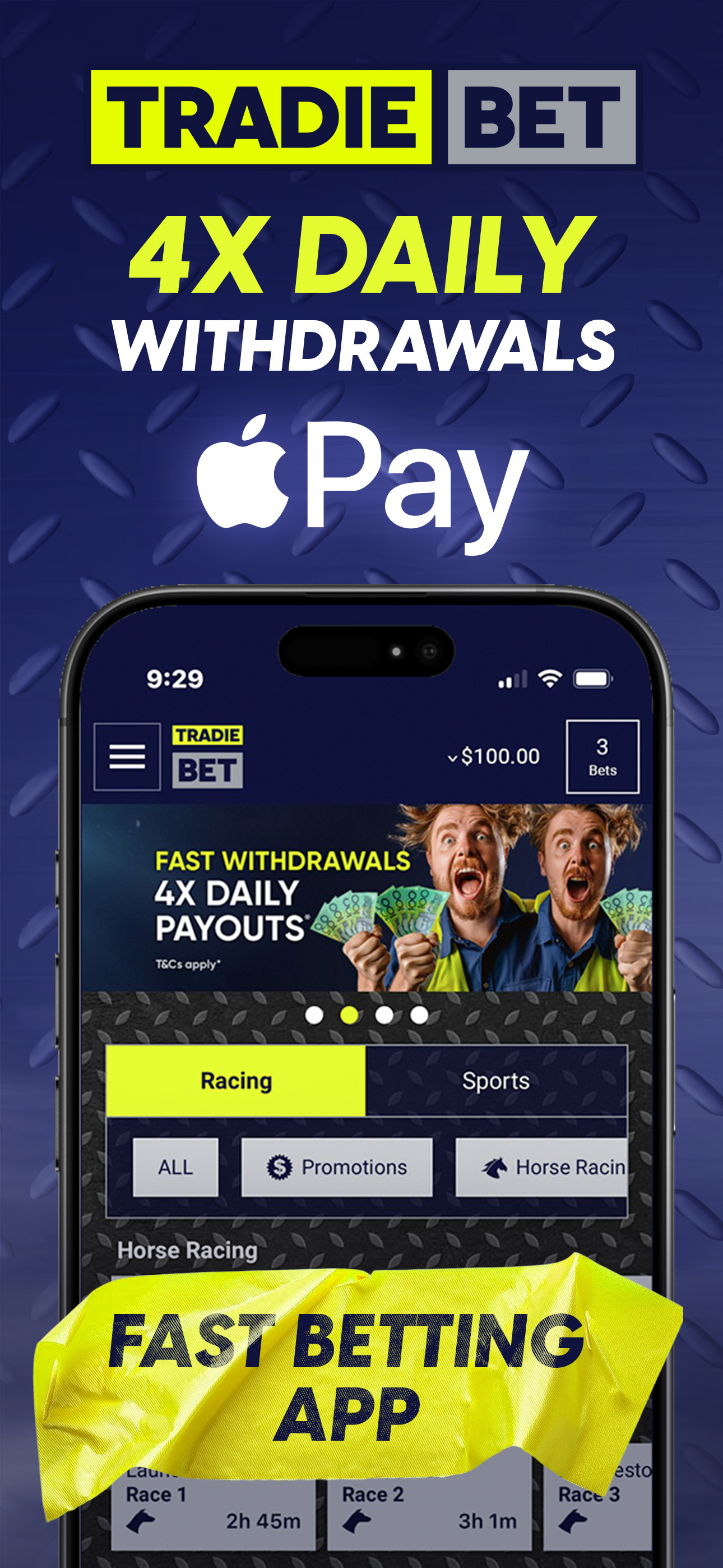 TradieBET - Online Betting App