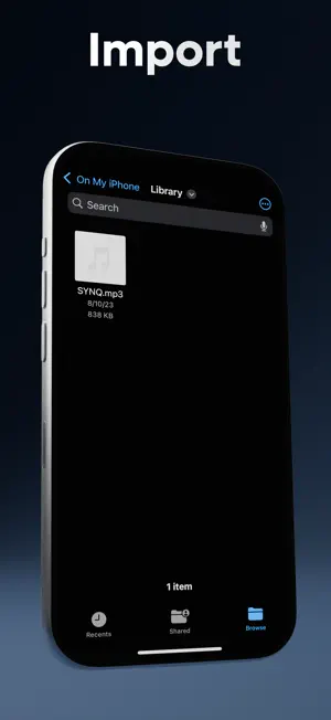 SYNQ - Offline Music Player screenshot 1