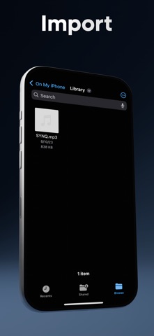 SYNQ - Offline Music Player Screenshot 1 of 3