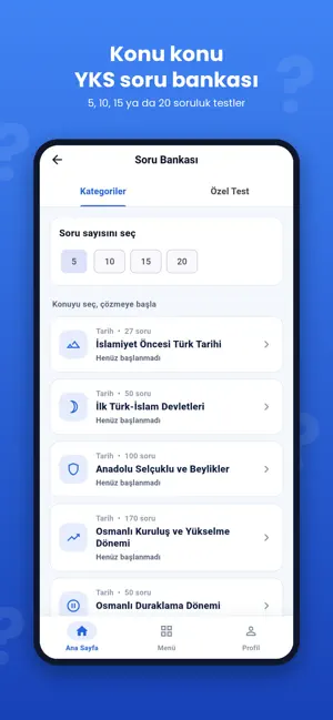 Tarih Zümresi: Lise ve YKS screenshot 1