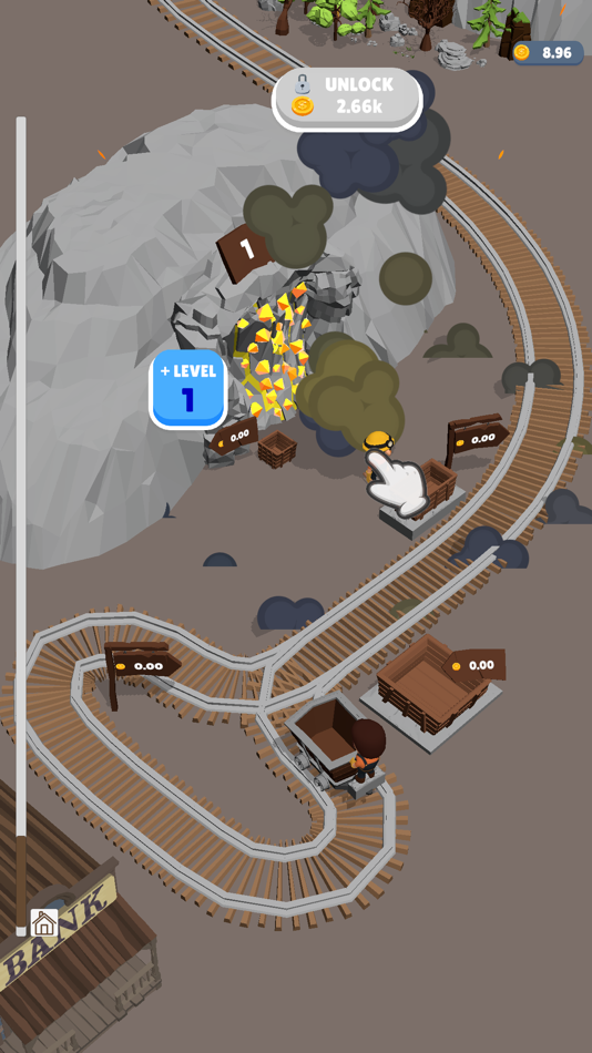 #2. Mining Idle 3D game (iOS) 由: Utkarsh Vaidya