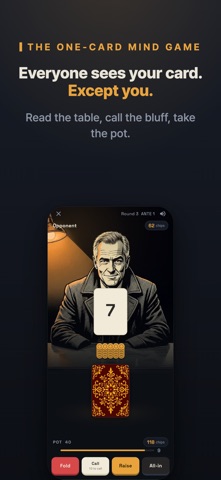 Blind Duel: 1 Card Bluff Screenshot 1 of 5