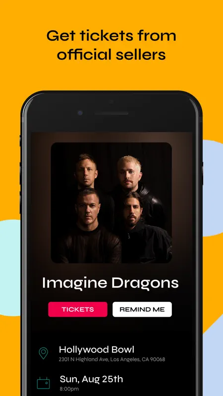 Bandsintown Concerts screenshot 1 of 8