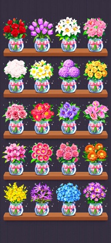 Flower Merge - Blossom Games iPhone screenshot