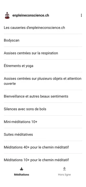 Les méditations screenshot 1