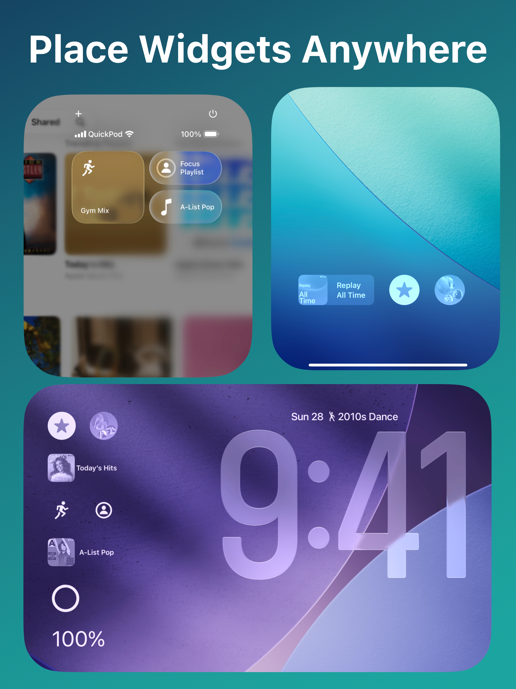 QuickPod - Music Widgets screenshot 11