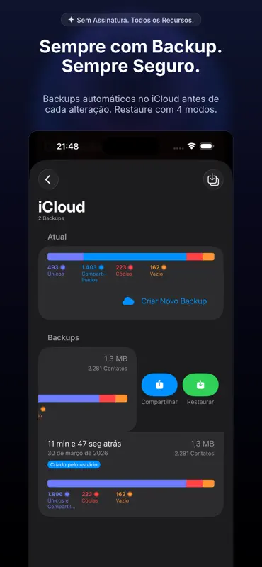 Contaxs - Contacts Cleaner screenshot 1 of 9