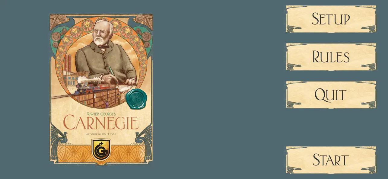 #1. Carnegie - The Board Game (iOS) 作者: ycyclop games