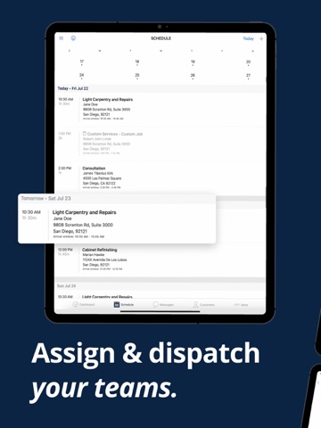 Housecall Pro: Field Service iPad screenshot