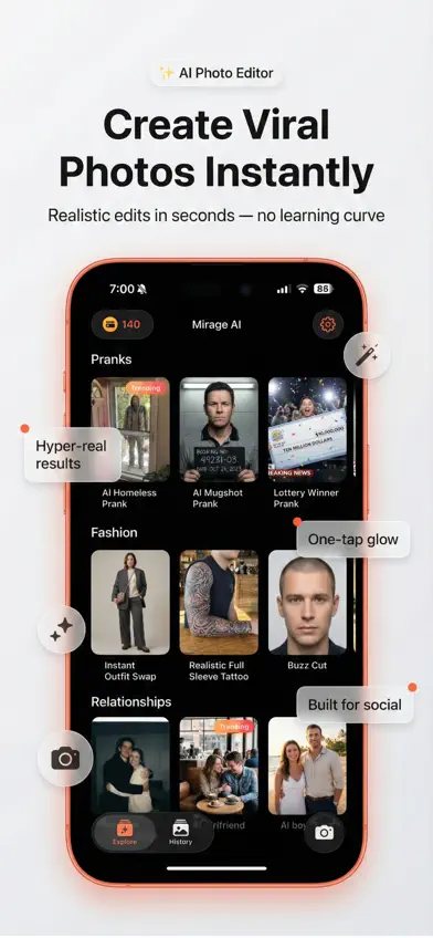 Mirage AI: Photo Editor screenshot 1