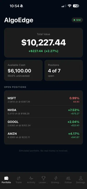 AlgoEdge: Learn to Trade screenshot 2