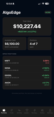 AlgoEdge Screenshot 2 of 7
