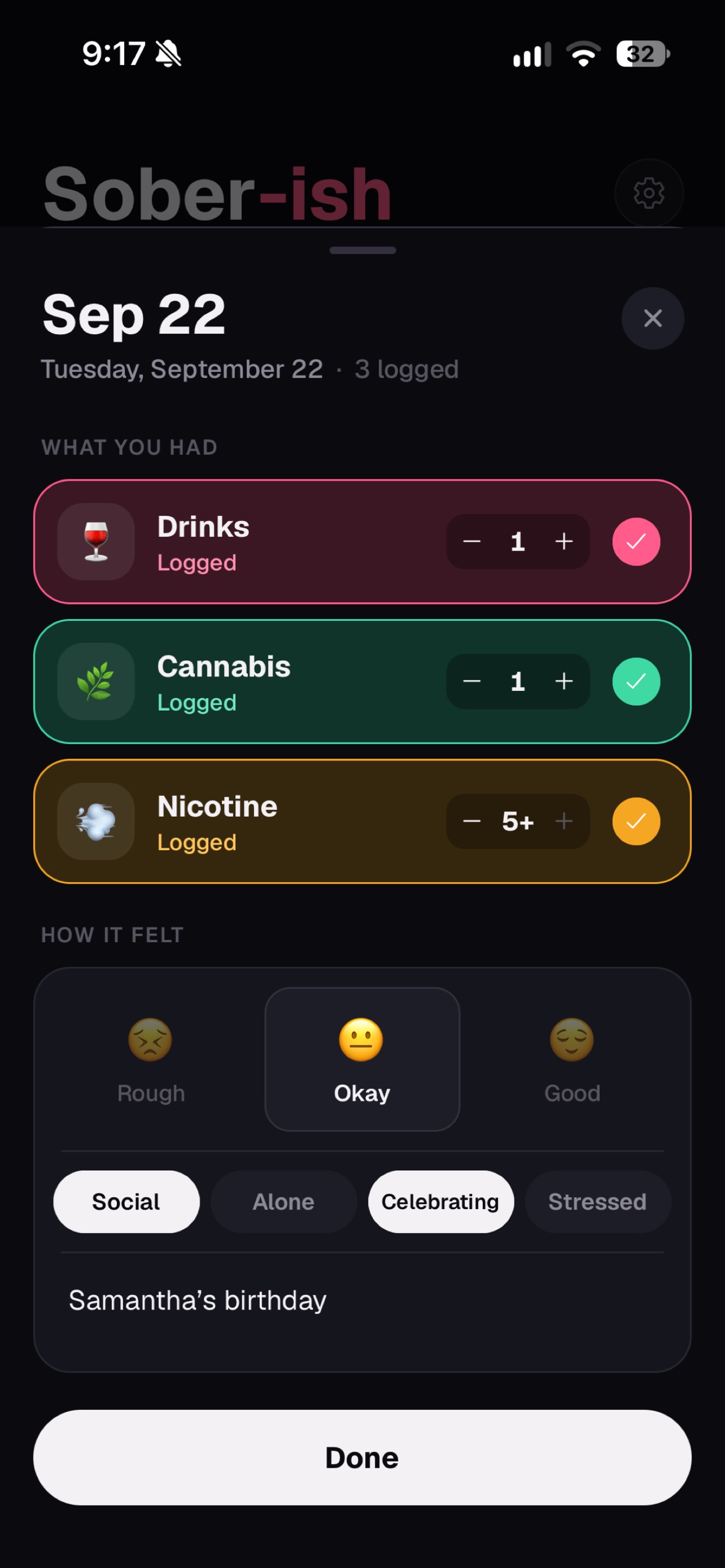 Screenshot 2 of Sober-ish