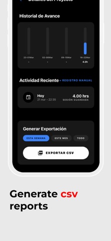 Disty: Project Time Tracker screenshot