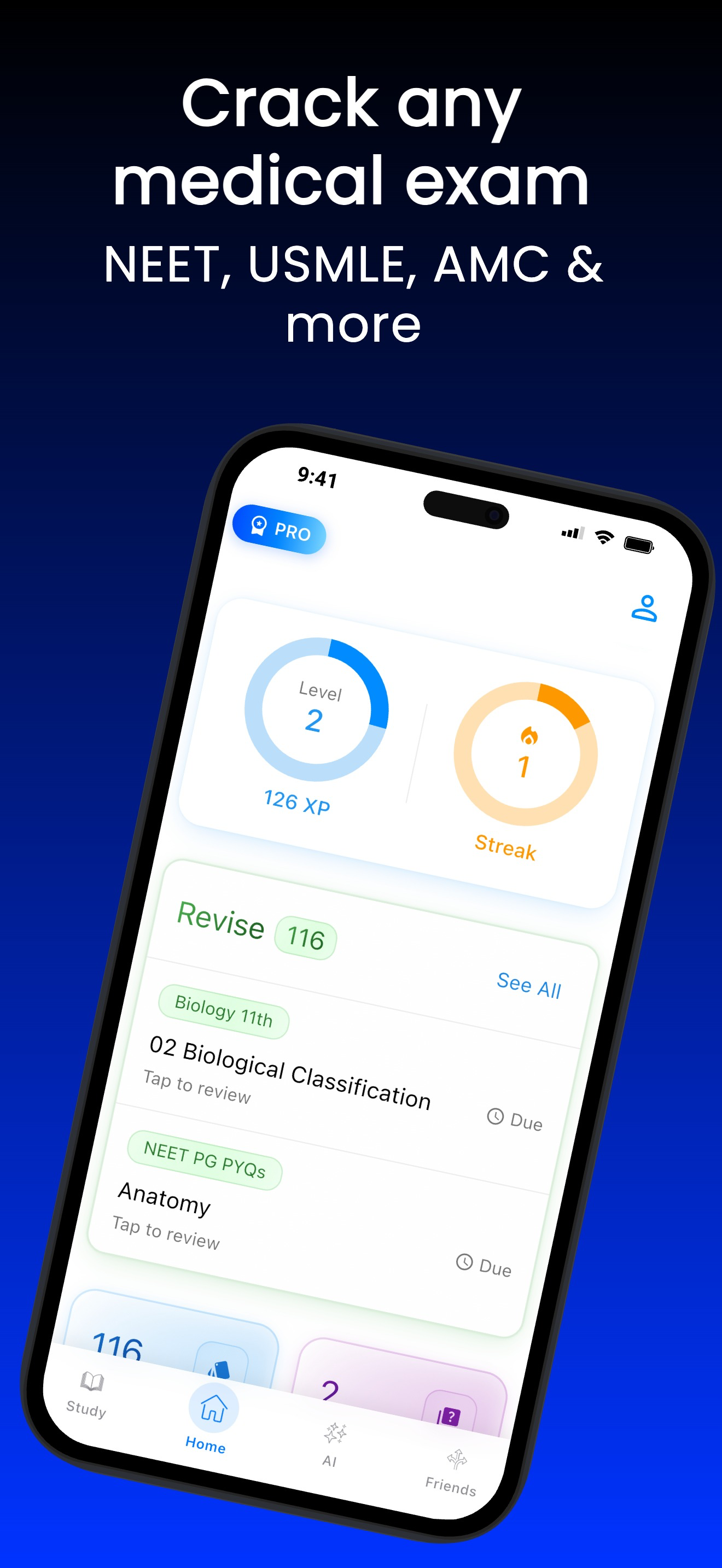 Revisable: NEET, USMLE, AMC
