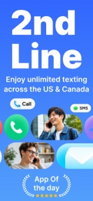 Second line: 2nd Phone Number・ screenshot