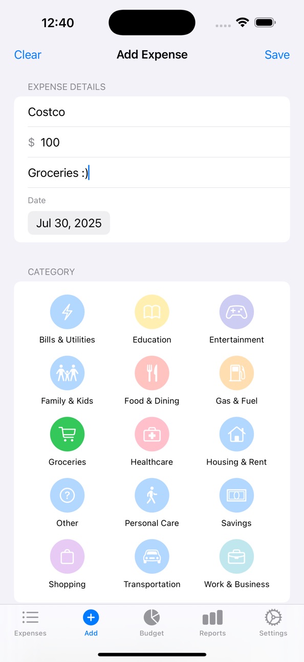 iPhone screenshot