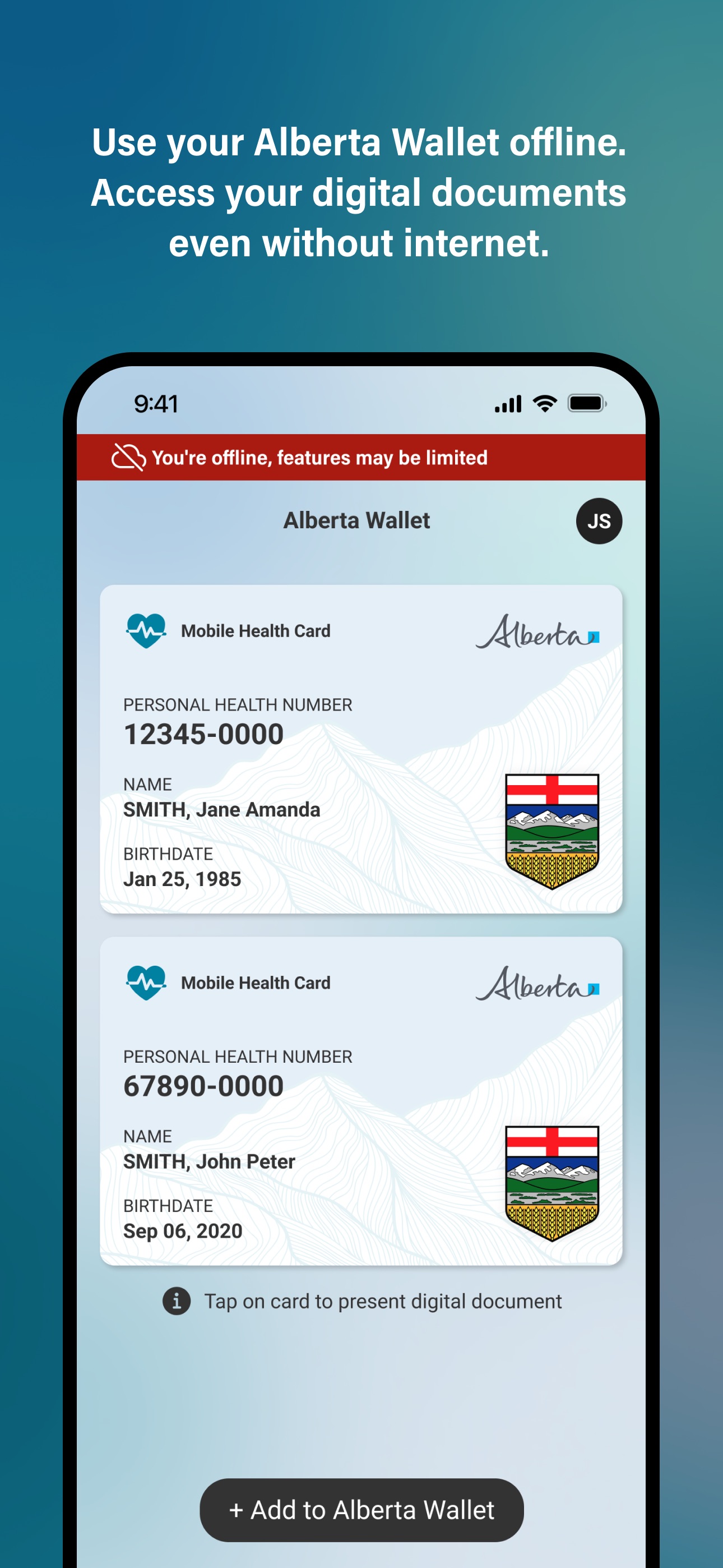 Alberta Wallet screenshot 5