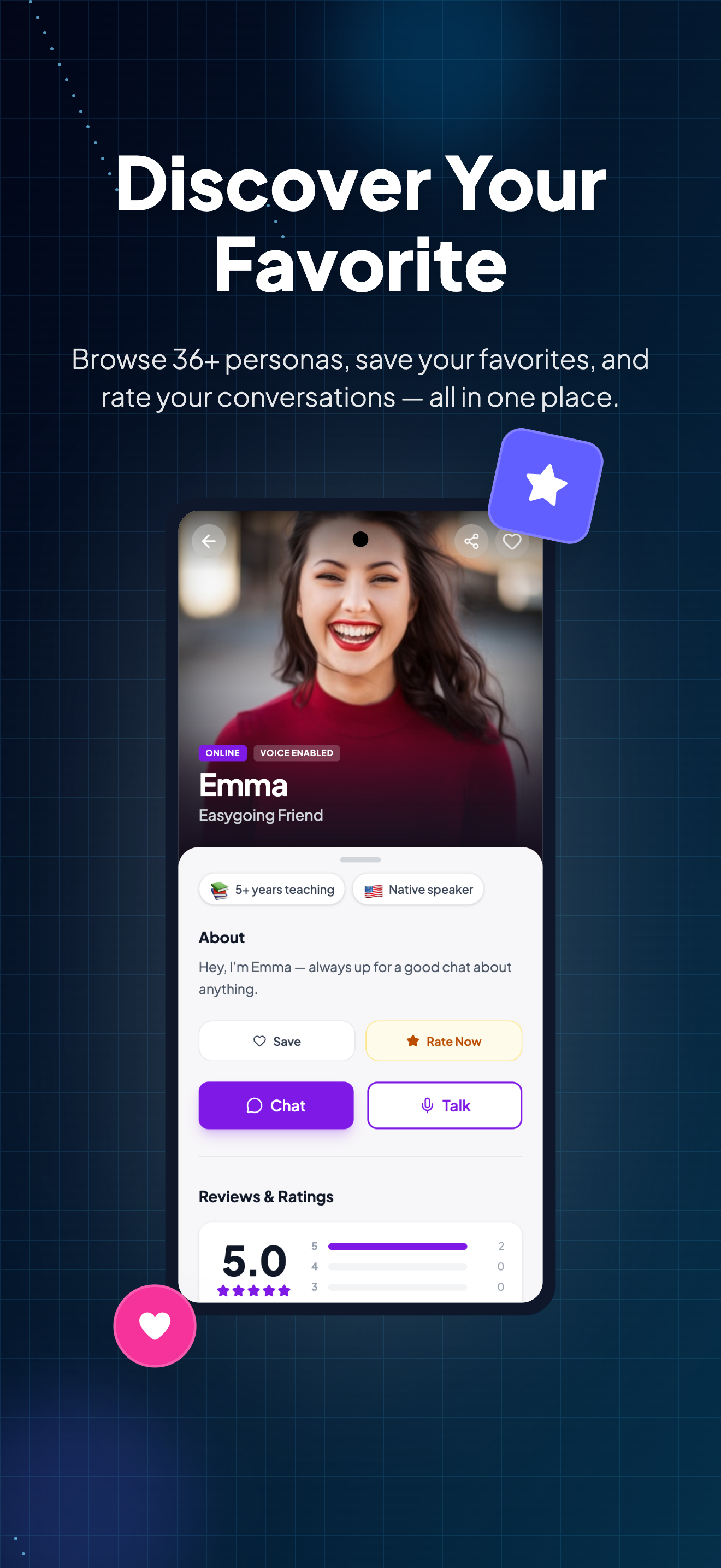 AI Chat & Talk - TalkMate