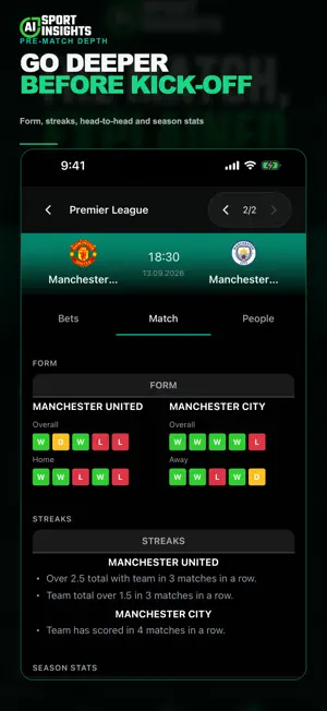 Sport AInsights: Predictions screenshot 4