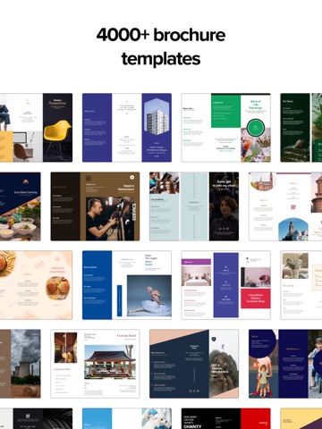 Brochure Pamphlet Maker iPad screenshot