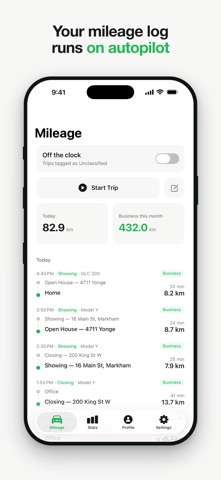 PocketMile: Mileage & Tax Log iPhone screenshot