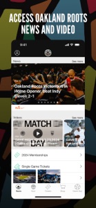 Oakland Roots SC screenshot #1 for iPhone