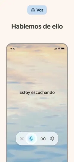 Captura de pantalla de Microsoft Copilot en iPhone 2