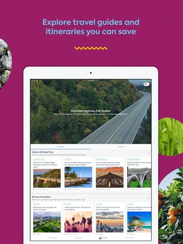 Roadtrippers - Trip Planner iPad screenshot