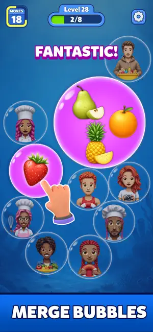 Bubble Match - Connect Puzzle screenshot 1