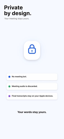 Telos Note: AI Meeting Notepad screenshot