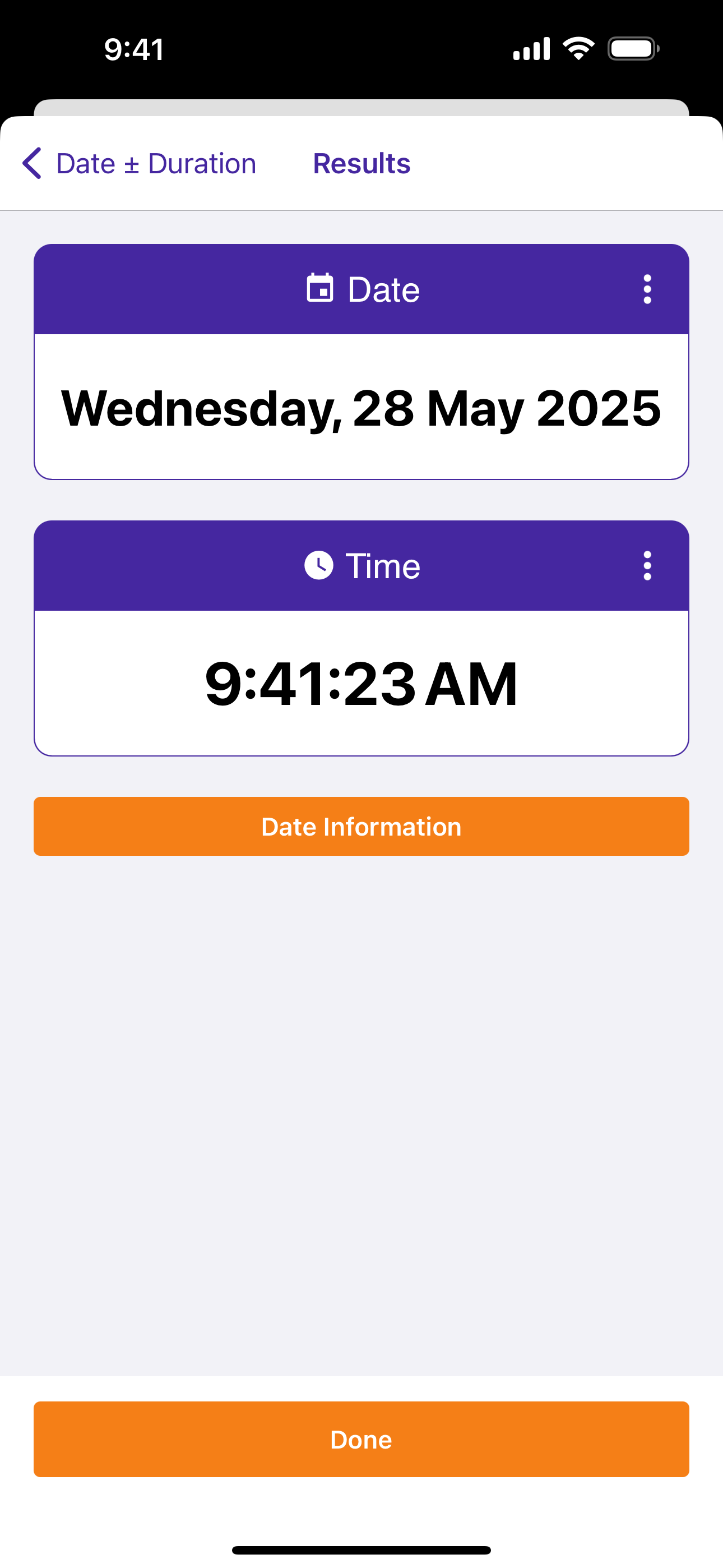 Date Calendar Calculator