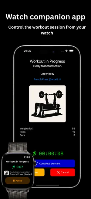 FocusLift: Workout Planner screenshot 1