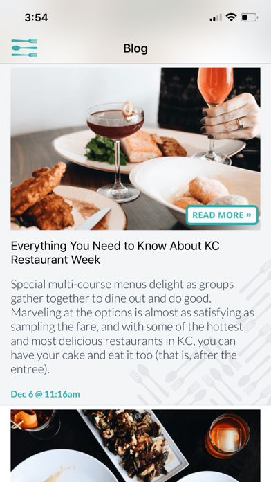KC Restaurant Week Screenshot