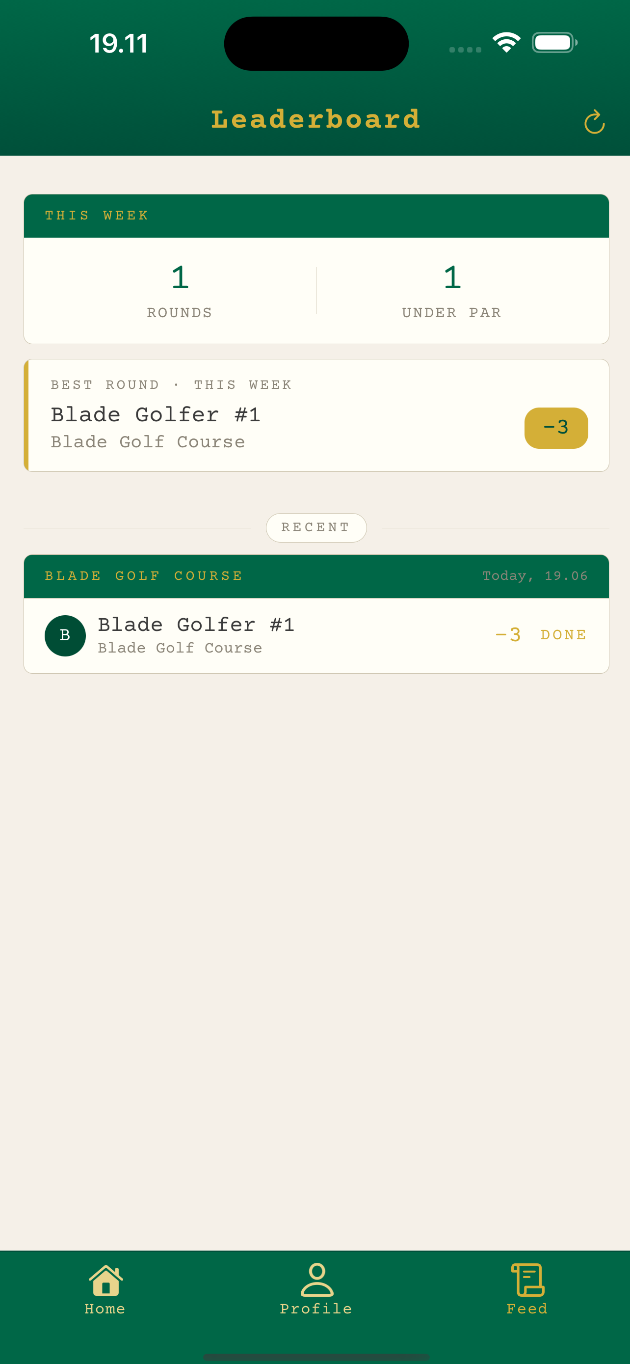 Blade Scorecard