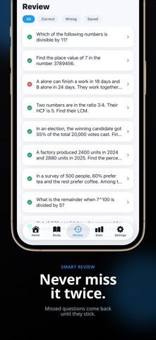 SSC CGL Prep: Mock Tests iPhone screenshot