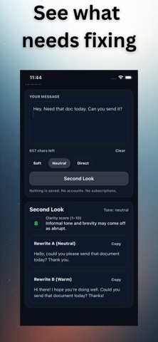 Second Look AI screenshot