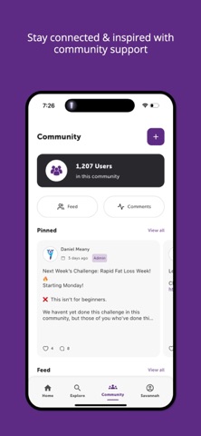 Elate: Women's Weight Loss 40+ iPhone screenshot