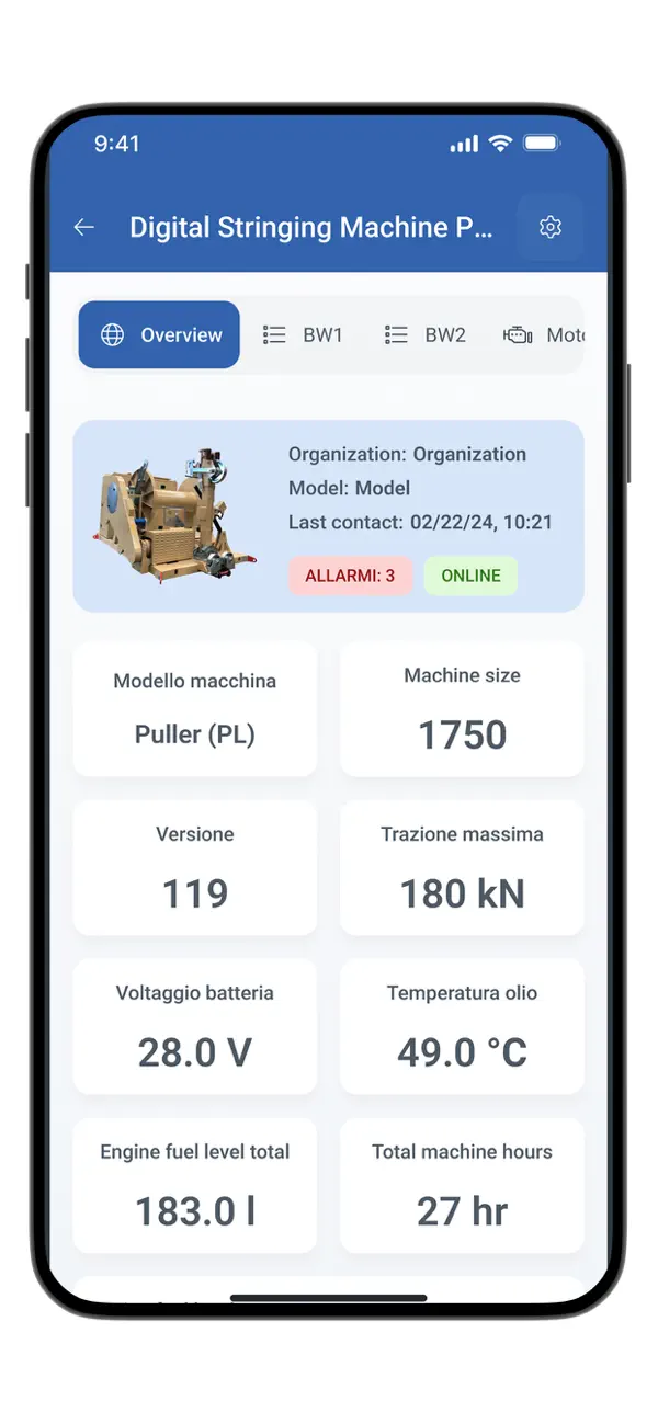 #3. Teo CTRL App (iOS) Podle: Tesmec S.p.a.