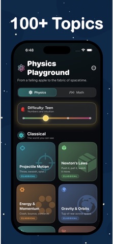 Physics Playground App iPhone screenshot