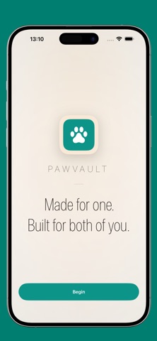 Paw Vault AI: Track Pet Health iPhone screenshot