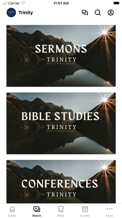 Trinity Bible Church of Dallas Screenshot